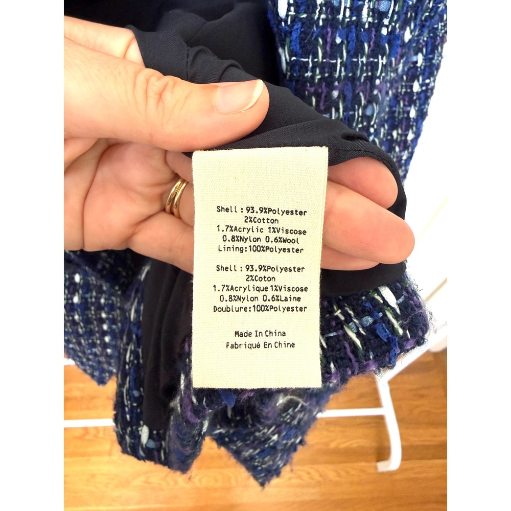L'AGENCE Marie Tweed Blazer | Size 2 - Picture 11 of 14